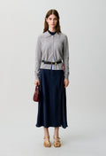 Fitted wool cardigan