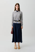 Fitted wool cardigan
