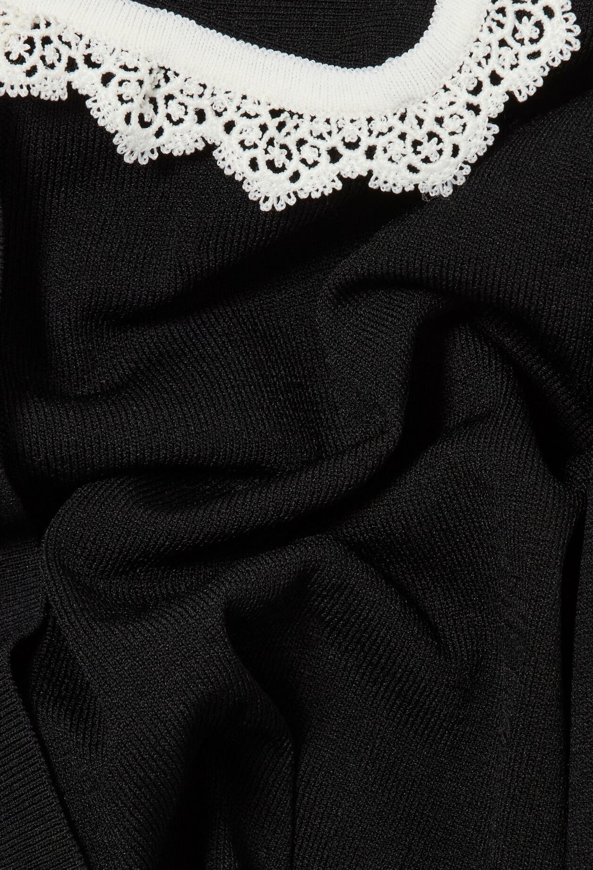 Lace knit cardigan