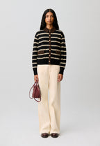 Striped cardigan