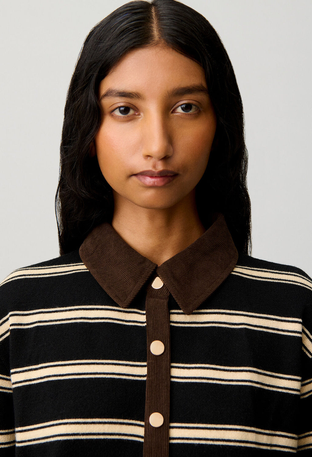 Striped cardigan