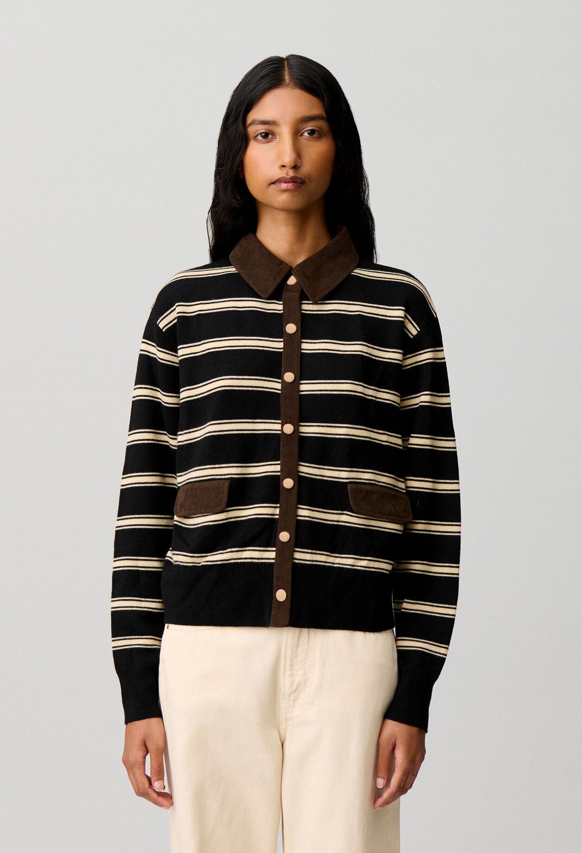 Striped cardigan