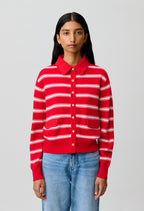 Striped cardigan