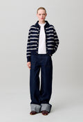 Striped cardigan