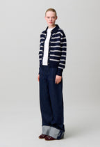Striped cardigan