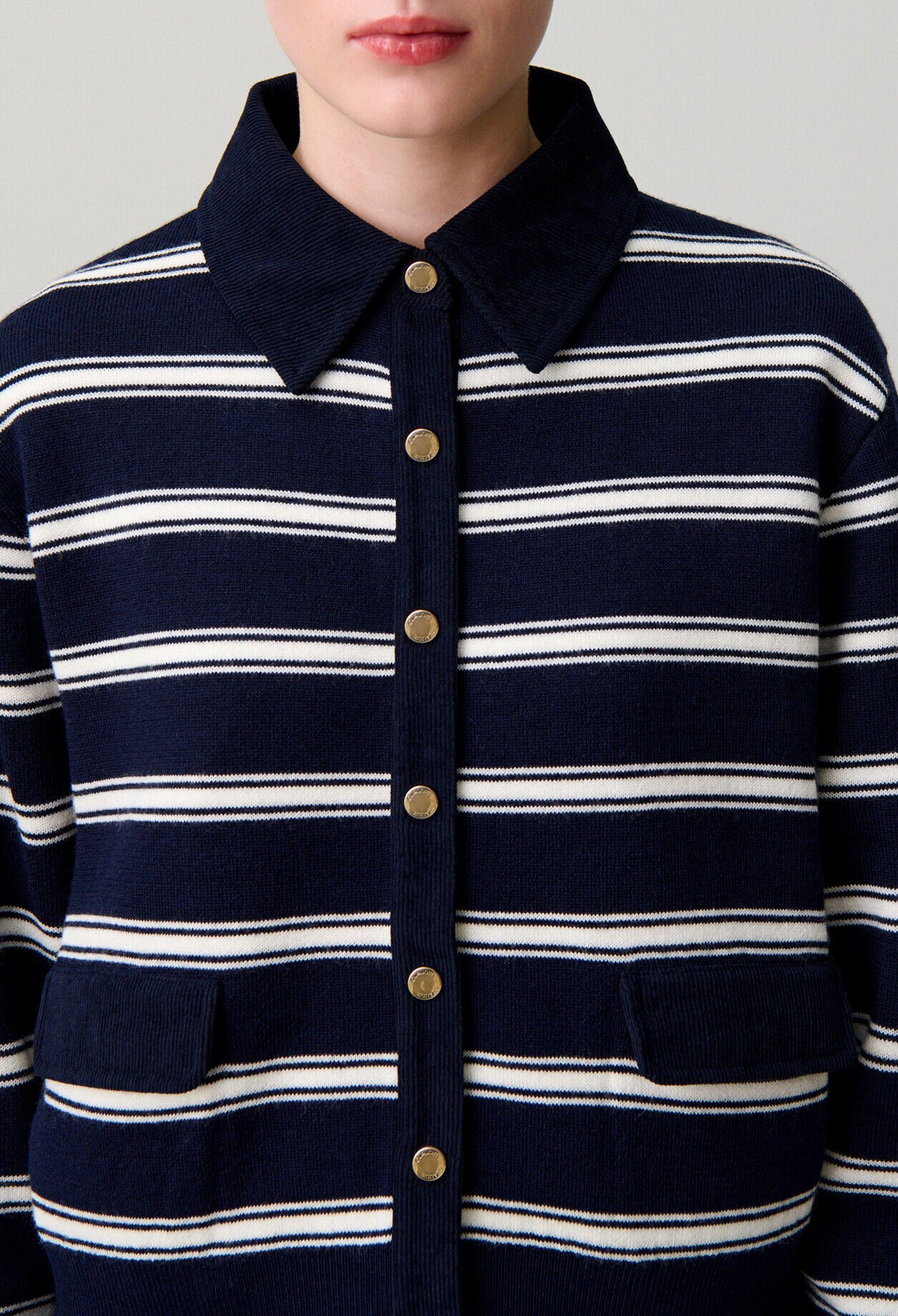 Striped cardigan