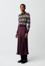 Argyle knitted cardigan
