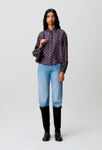 Printed silk shirt