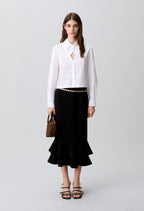 Cotton poplin shirt