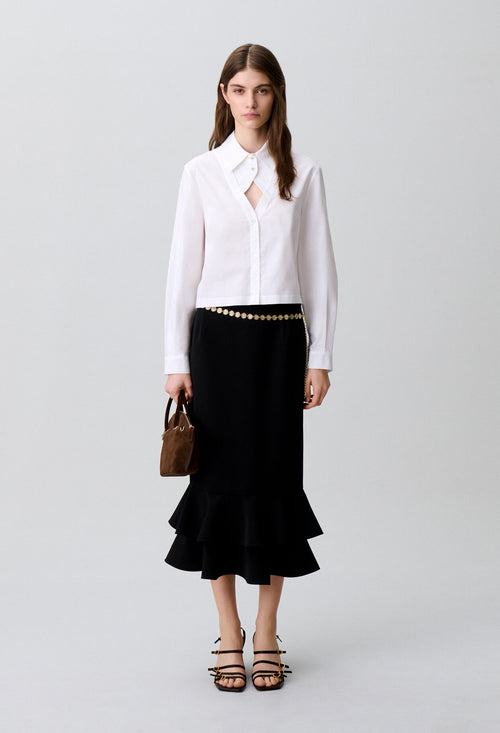 Cotton poplin shirt