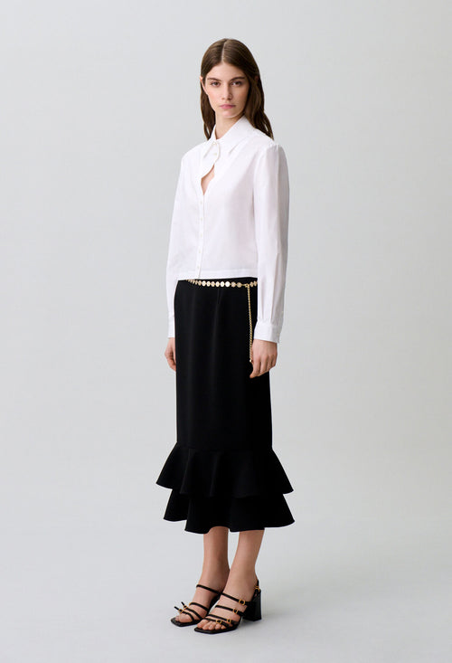 Cotton poplin shirt