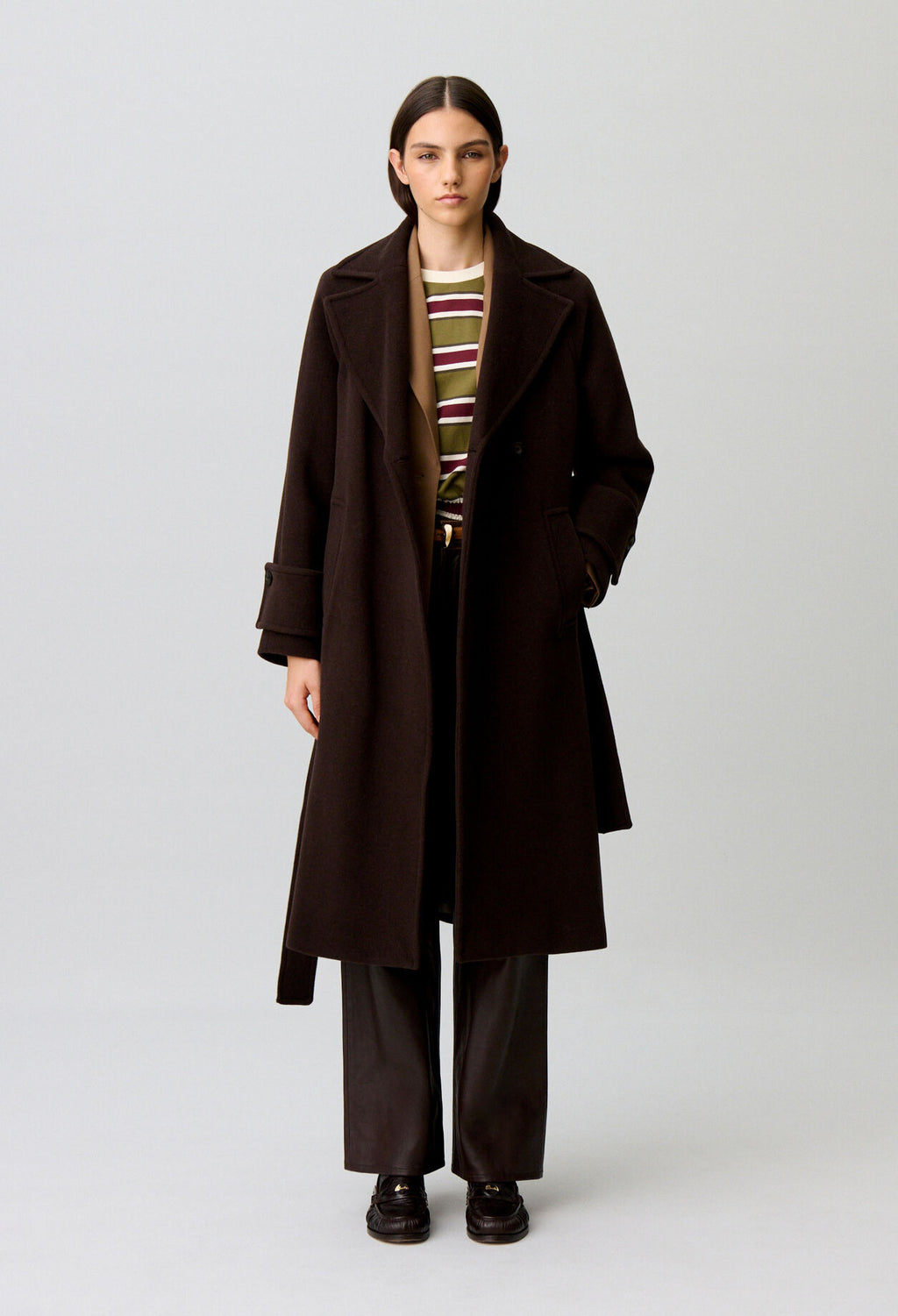 Belted Long Coat