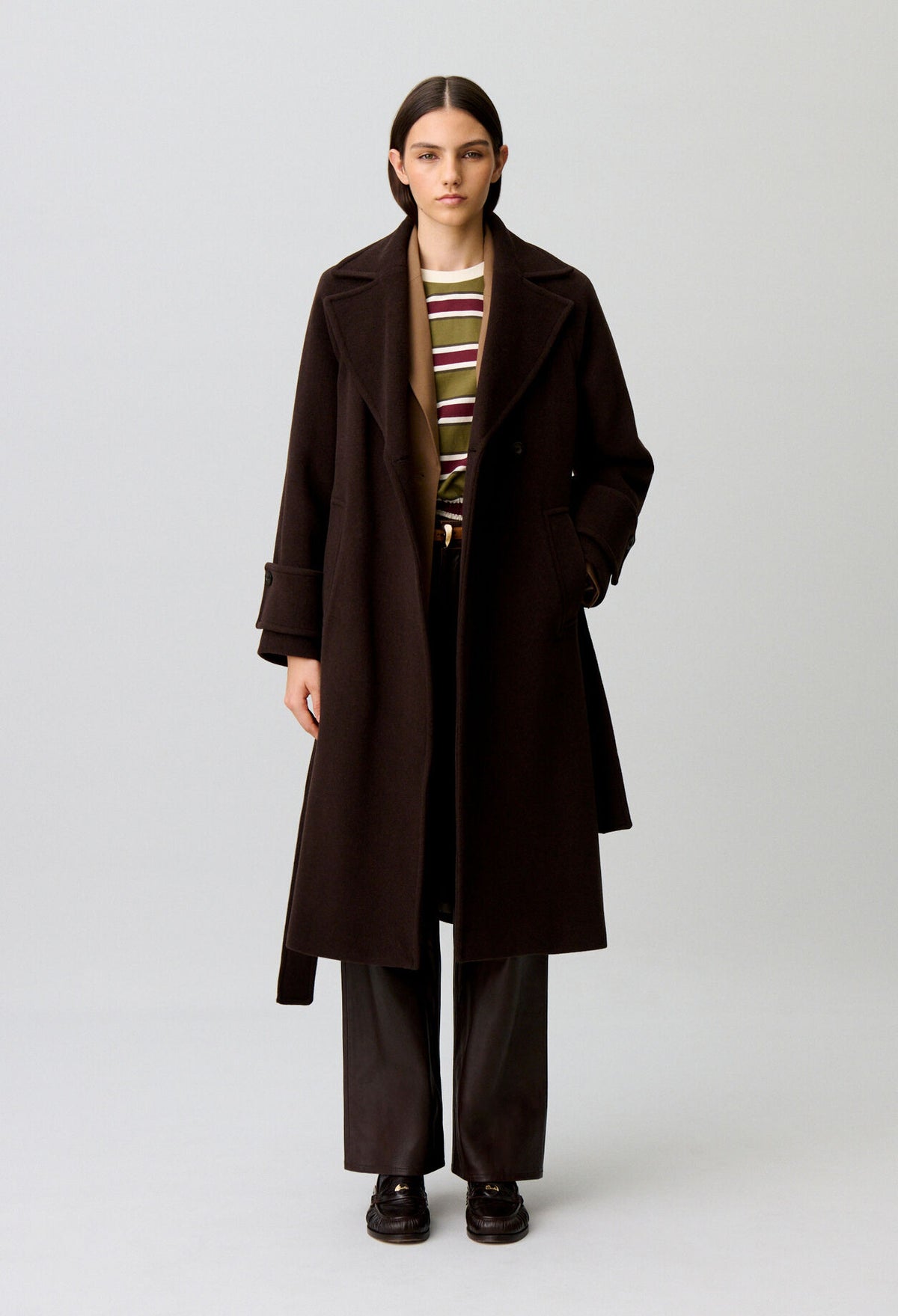 Belted Long Coat