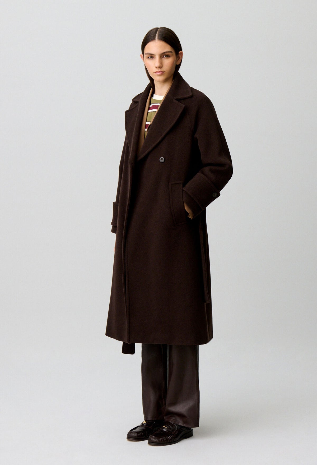 Belted Long Coat