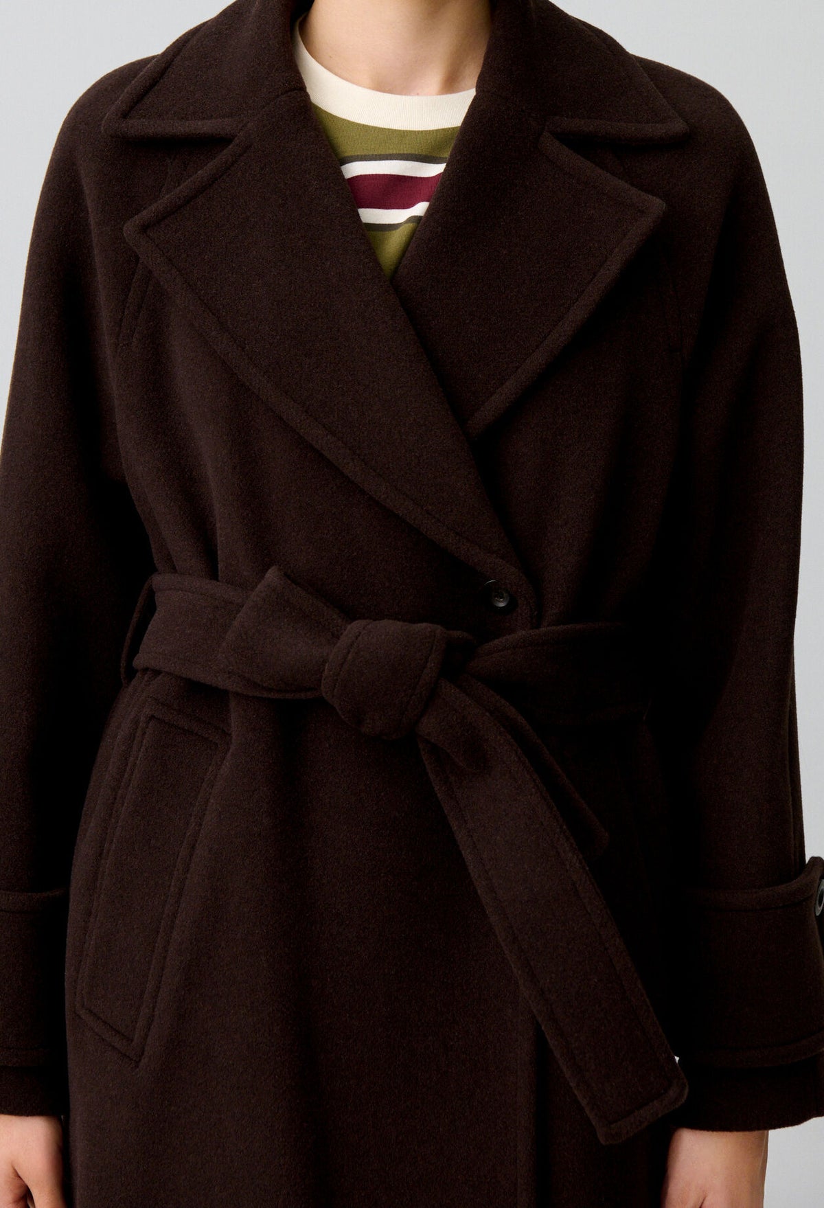Belted Long Coat