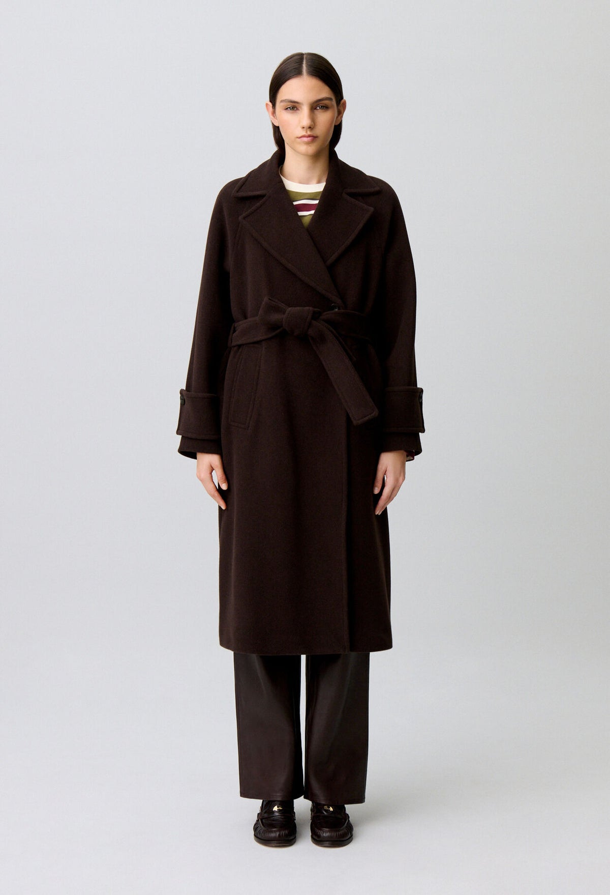 Belted Long Coat