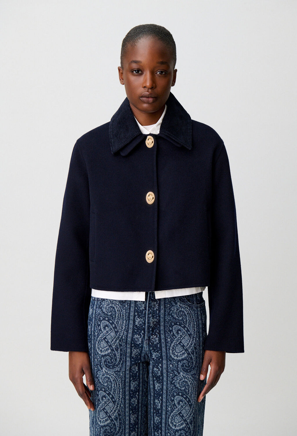 Boxy corduroy jacket