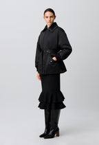 Satin Puffer Coat