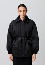 Satin Puffer Coat