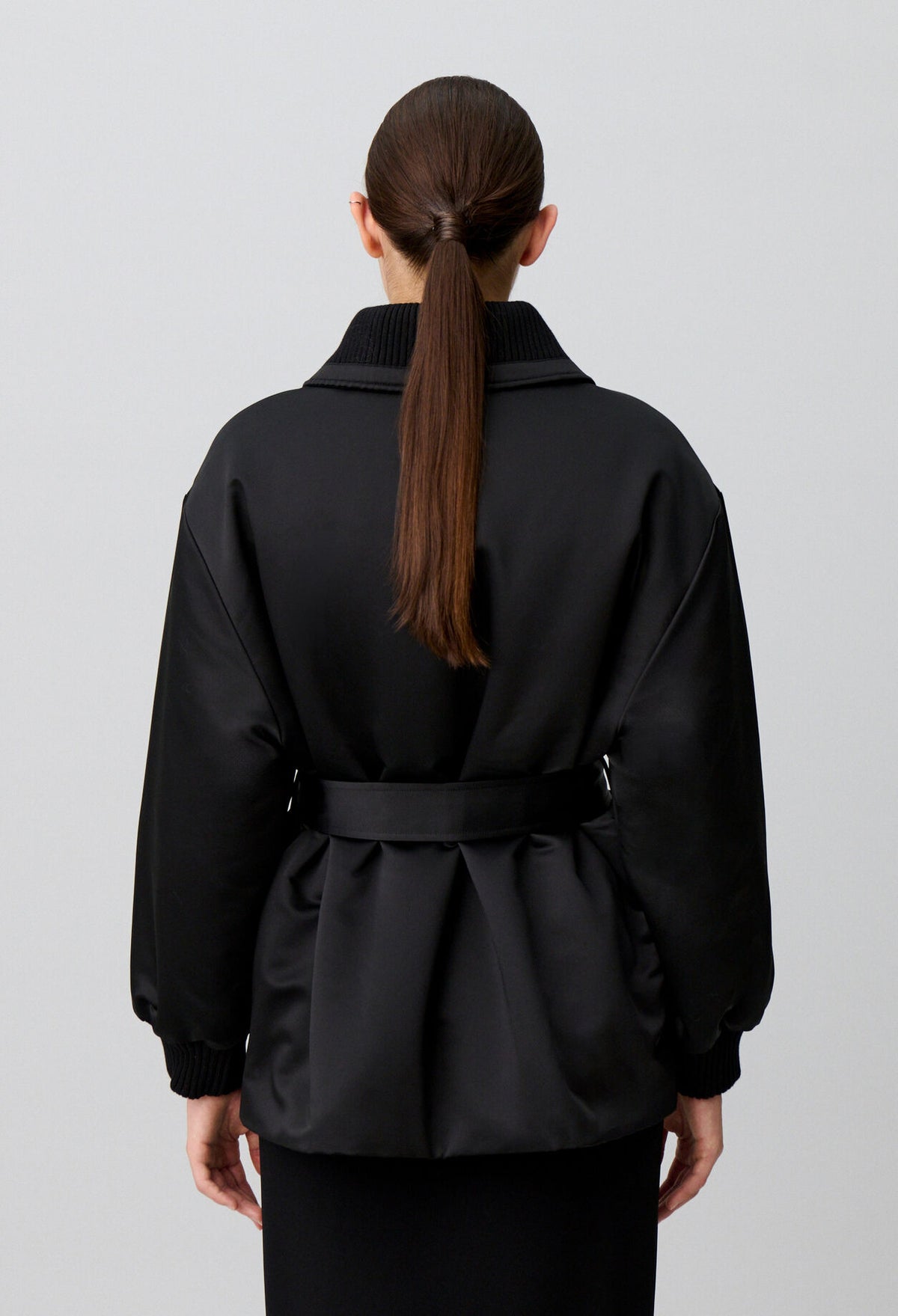 Satin Puffer Coat