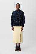 Waxed gabardine jacket