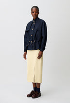 Waxed gabardine jacket