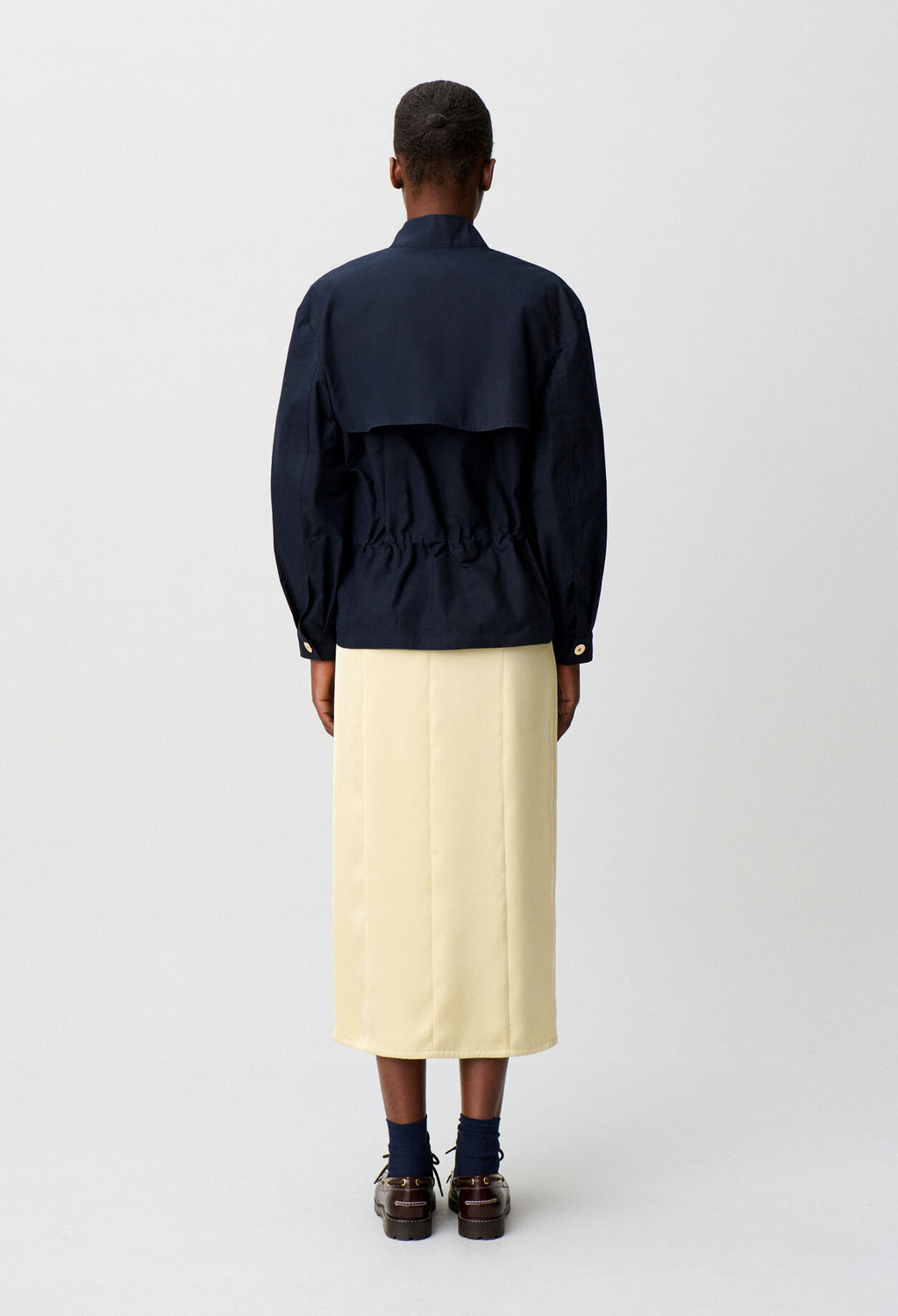 Waxed gabardine jacket