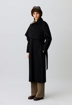 Long draped coat