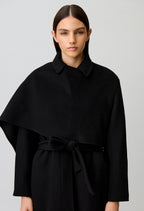 Long draped coat