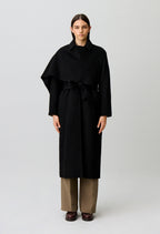 Long draped coat