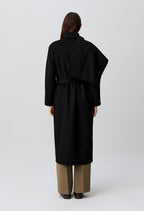Long draped coat