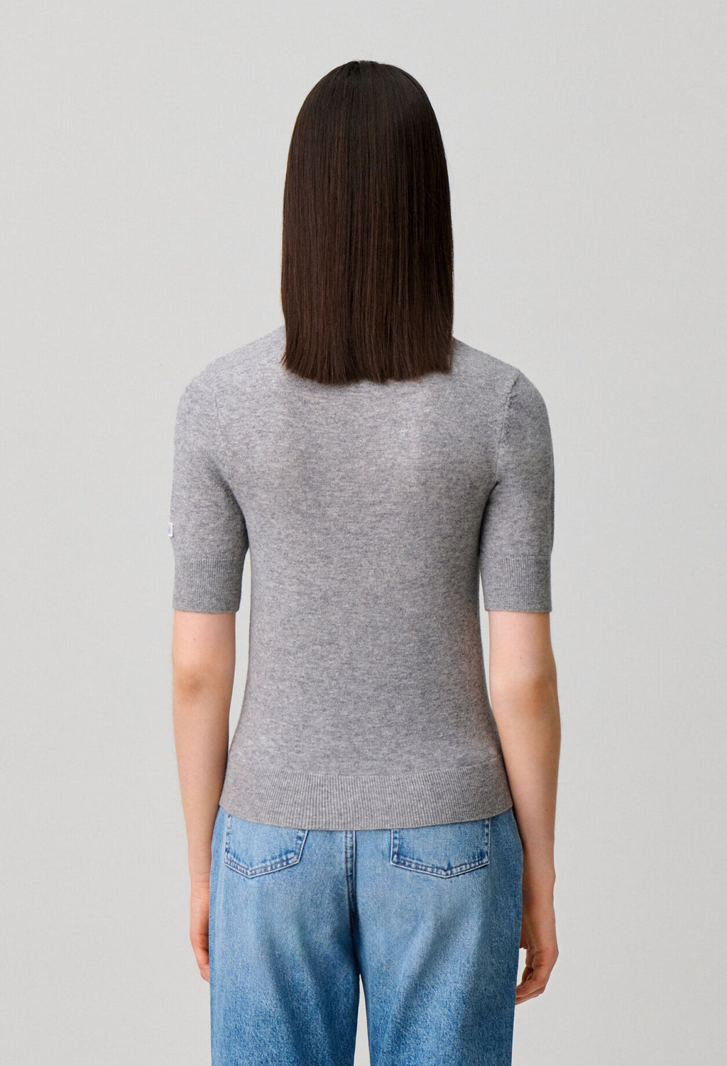 Layered wool jumper