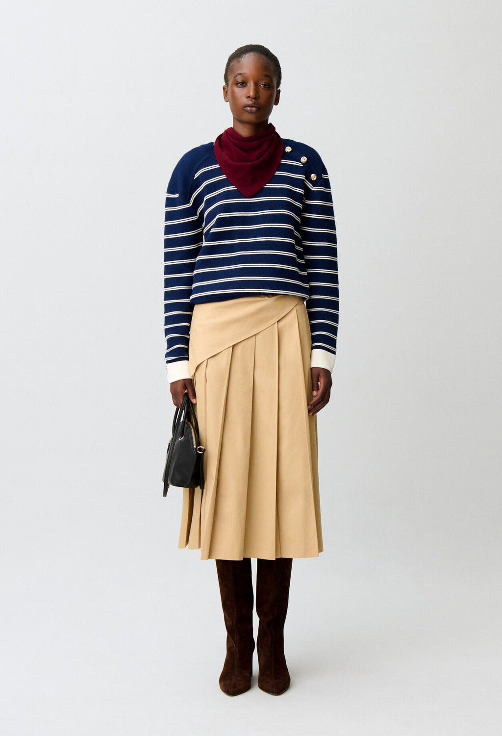 Striped wool jumper