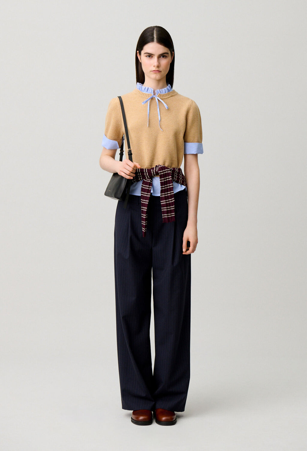Striped wool jumper