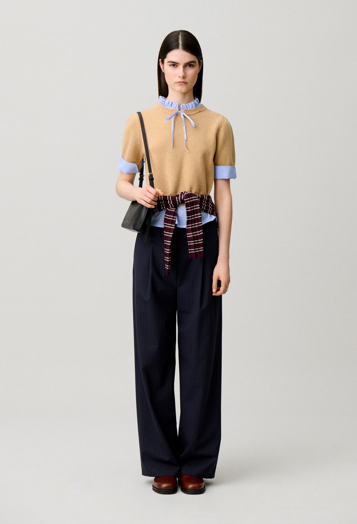 Striped wool jumper