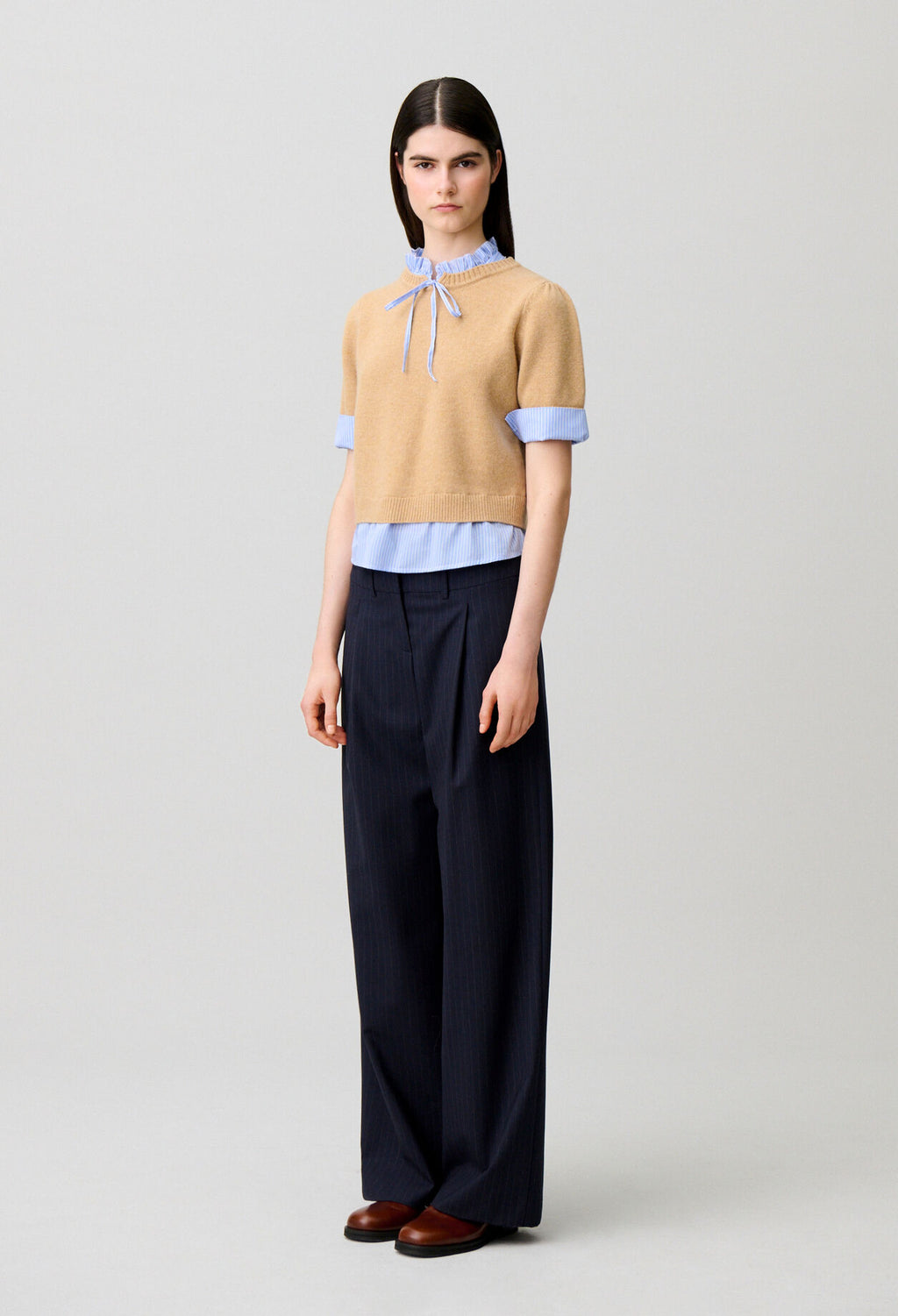 Striped wool jumper