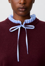 Striped wool jumper