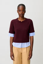 Striped wool jumper