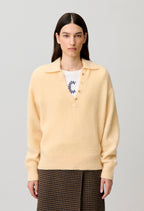 Relaxed fluffy knit jumper