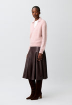 Relaxed fluffy knit jumper