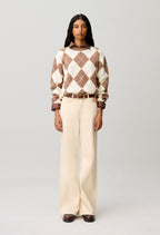 Straight multicoloured jumper