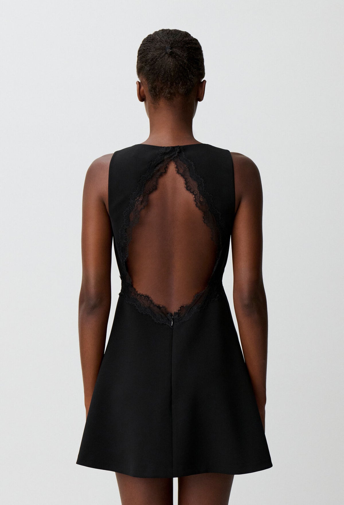 Lace Backless Dress