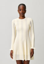Short knitted skater dress