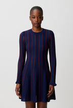 Short knitted skater dress