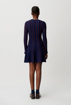 Short knitted skater dress