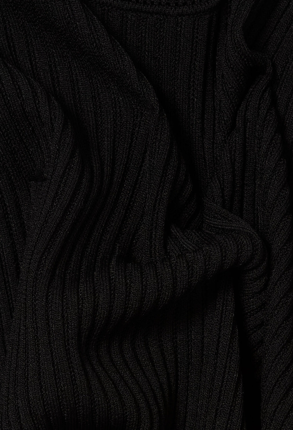 Long flared knitted dress