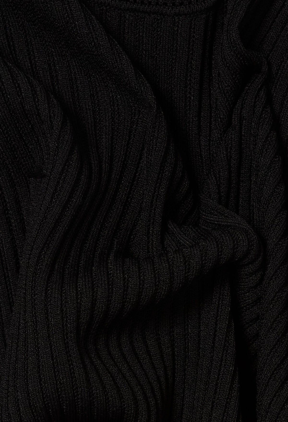 Long flared knitted dress