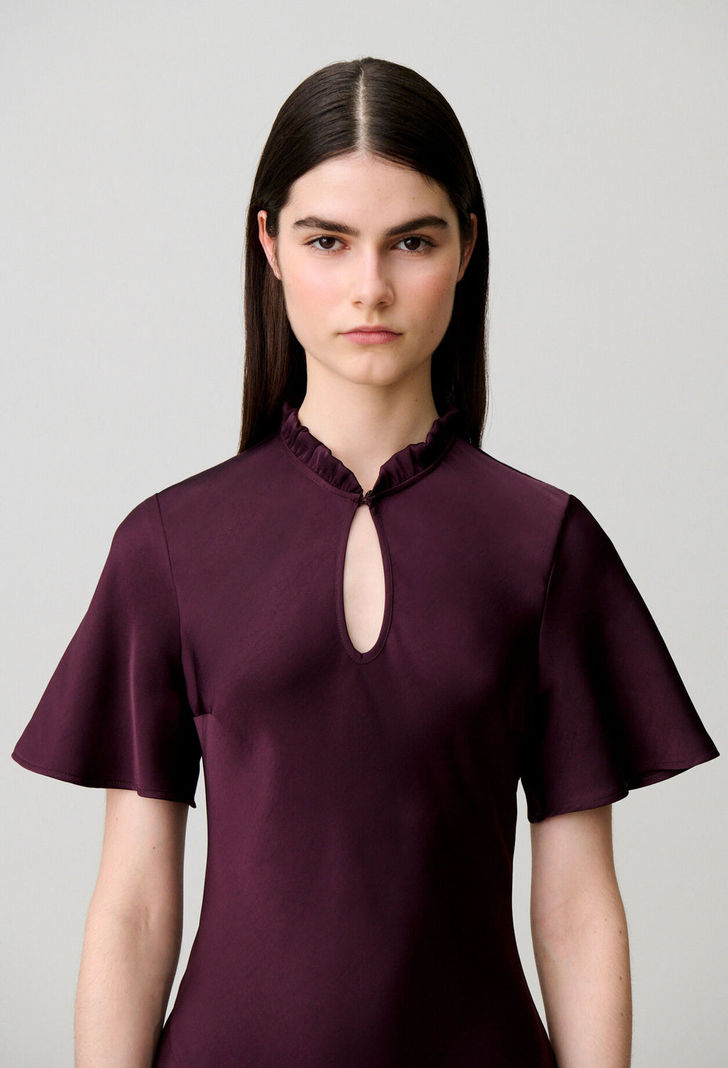 Flowy Victorian collar dress