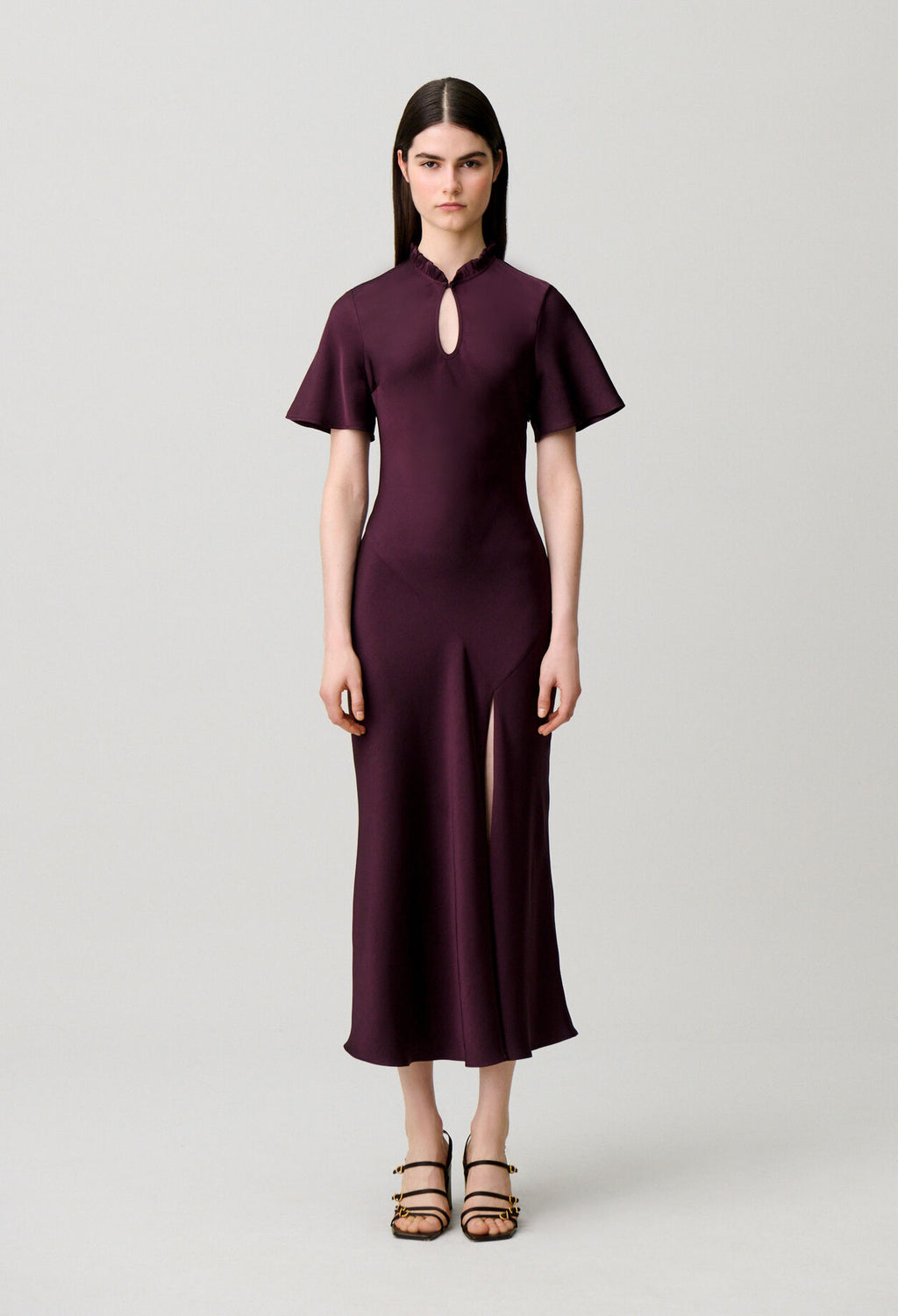 Flowy Victorian collar dress