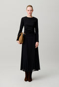Bi-material t-shirt dress